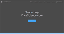 Desktop Screenshot of datascience.com